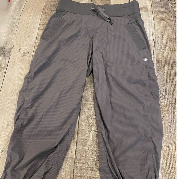 Lululemon Beyond the Studio Cropped Pants | Soot Light (Gray) | Size 2 - Picture 2 of 16
